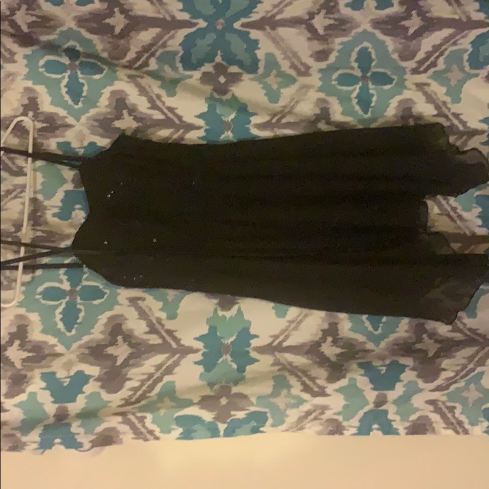 New Year’s Eve sequent too dress with belt